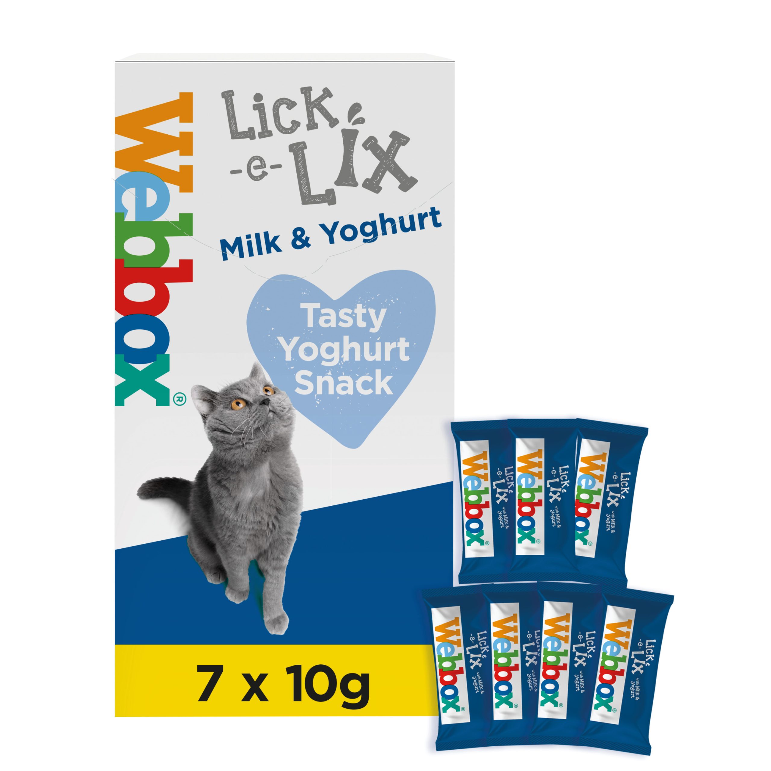 Webbox Lick e Lix with Milk Yoghurt Treats for Cats Pet Range