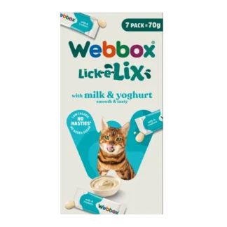 Webbox, Lick-e-Lix with Milk & Yoghurt Treats for Cats