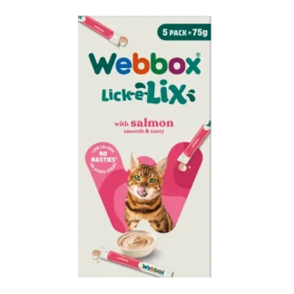 Webbox, Lick-e-Lix Salmon Treats for Cats