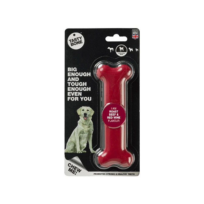 TastyBone, Roast Beef & Red Wine Chew Toy - Image 3