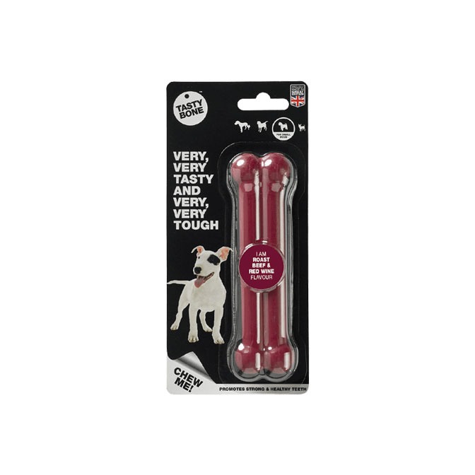 TastyBone, Roast Beef & Red Wine Chew Toy - Image 2