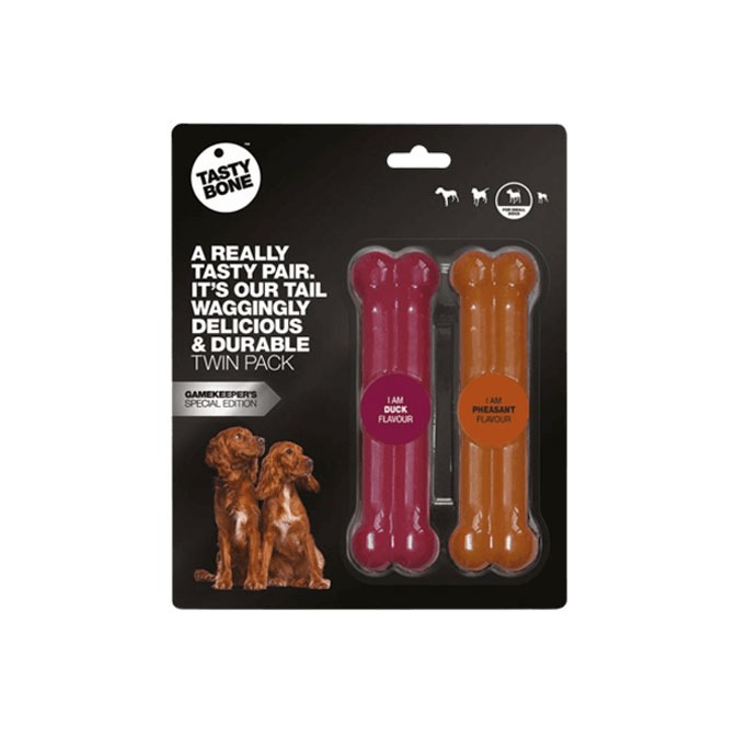 TastyBone, Twin Pack Gamekeeper Chew Toy - Image 2