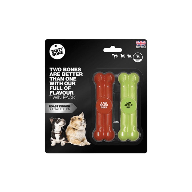 TastyBone, Twin Pack Roast Dinner Chew Toy