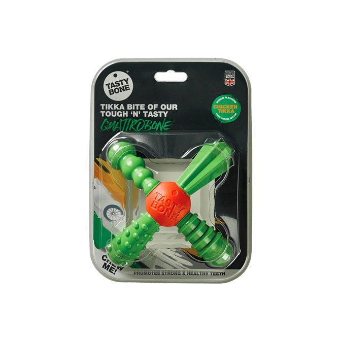 TastyBone, QuattroBone Chicken Tikka Chew Toy - Pet Range