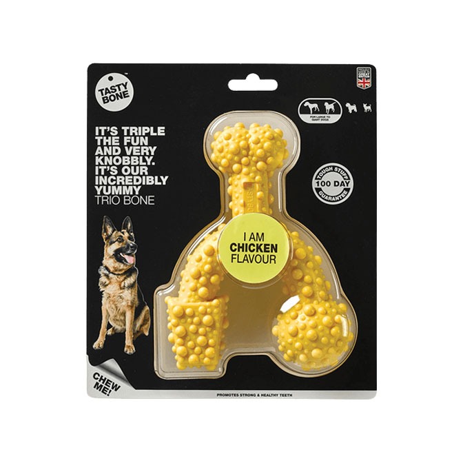 TastyBone, TrioBone Chicken Chew Toy - Image 3