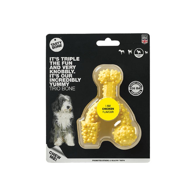TastyBone, TrioBone Chicken Chew Toy - Image 2
