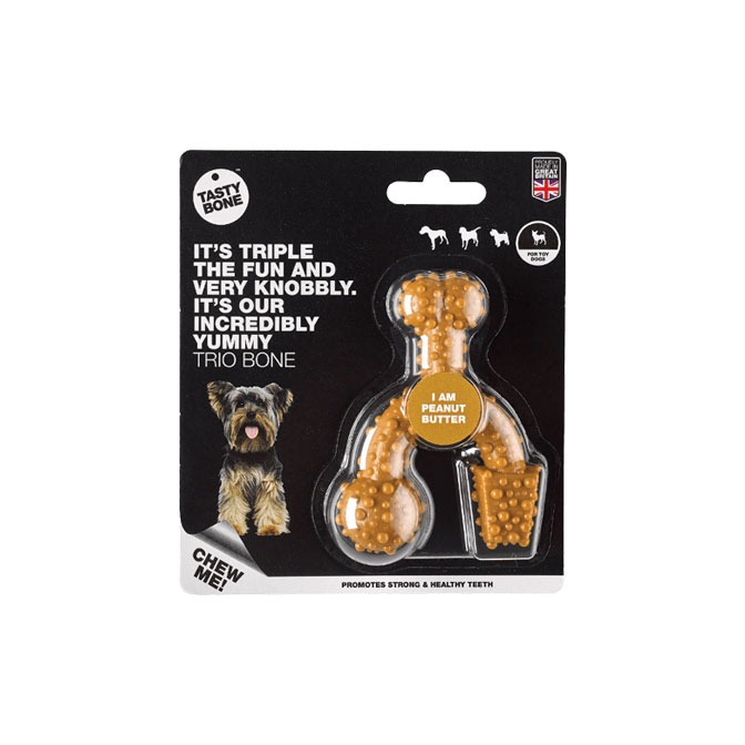 TastyBone, TrioBone Peanut Butter Chew Toy