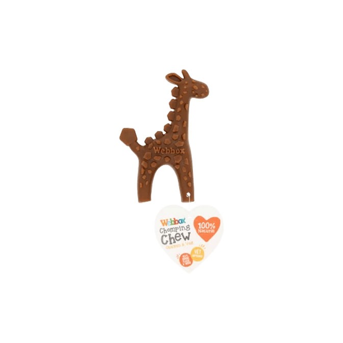 Webbox, Chomping Chew Chicken & Veg Giraffe for Dogs - Pet Range