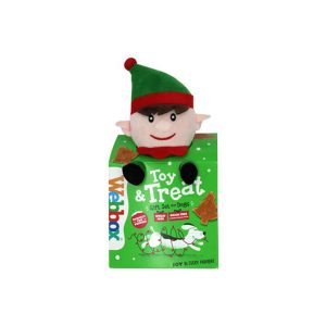 Webbox Christmas Eve Plush Toy & Treat Gift Set For Dogs