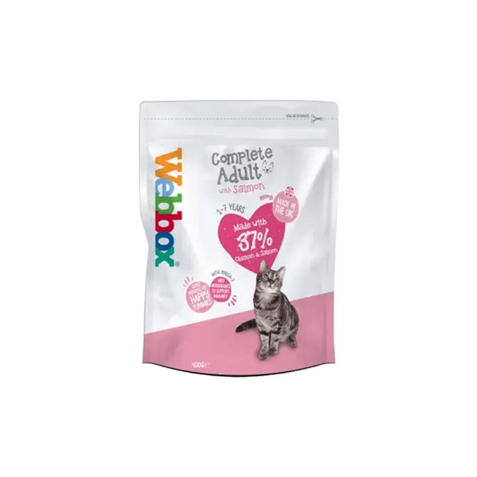 Webbox, Complete Dry Food - Salmon & Chicken for Adult Cats