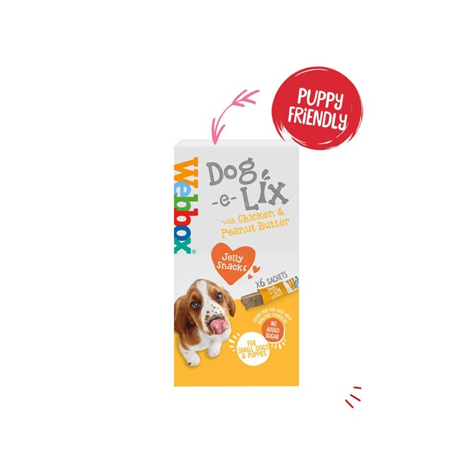 Webbox, Dog e Lix with Chicken & Peanut Butter Creamy Dog Treats