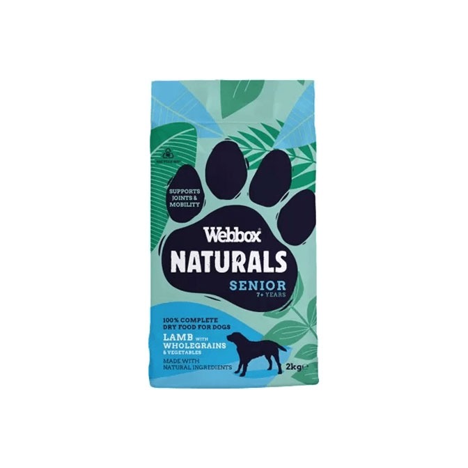 Webbox Naturals, Senior Lamb with Wholegrains & Vegetables Food for Dogs