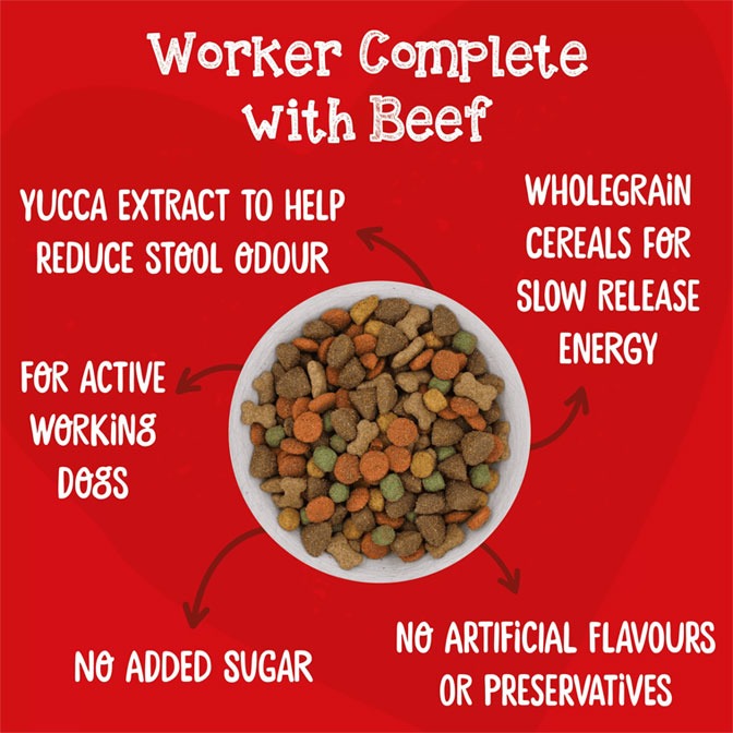 Webbox, Working Dog Beef Complete Dry Food for Dogs - Pet Range