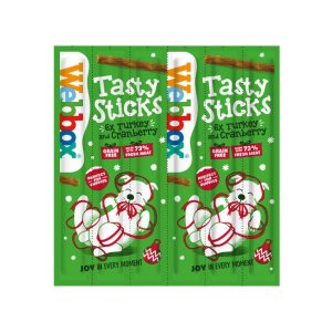 Webbox, Christmas Tasty Sticks with Turkey and Cranberry for Dogs