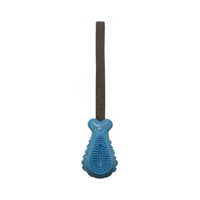 aniMate, Dental N' Chew Tooth Tugger Blue Toy for Dogs