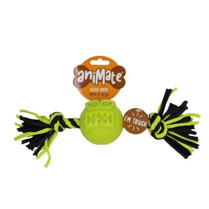 aniMate, Ruff N' Tuffer Alien Rope Toy for Dogs