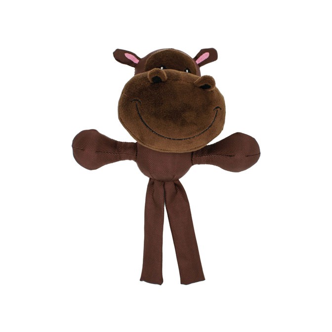 aniMate, Ruff N' Tuffer Hank Hippo Toy for Dogs