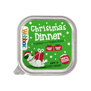 Webbox, Christmas Pate Turkey & Vegetable Dinner for Dogs