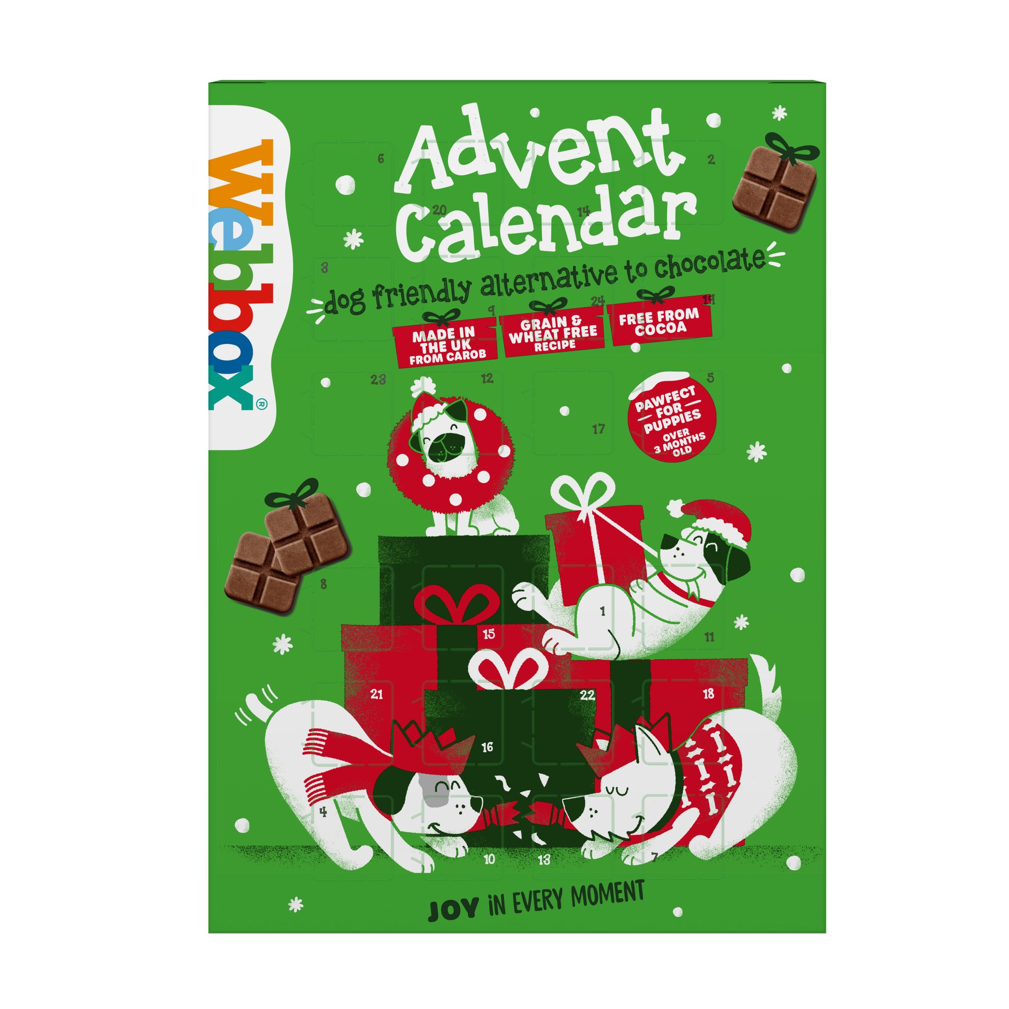 Webbox, Festive Advent Calendar For Dogs Pet Range