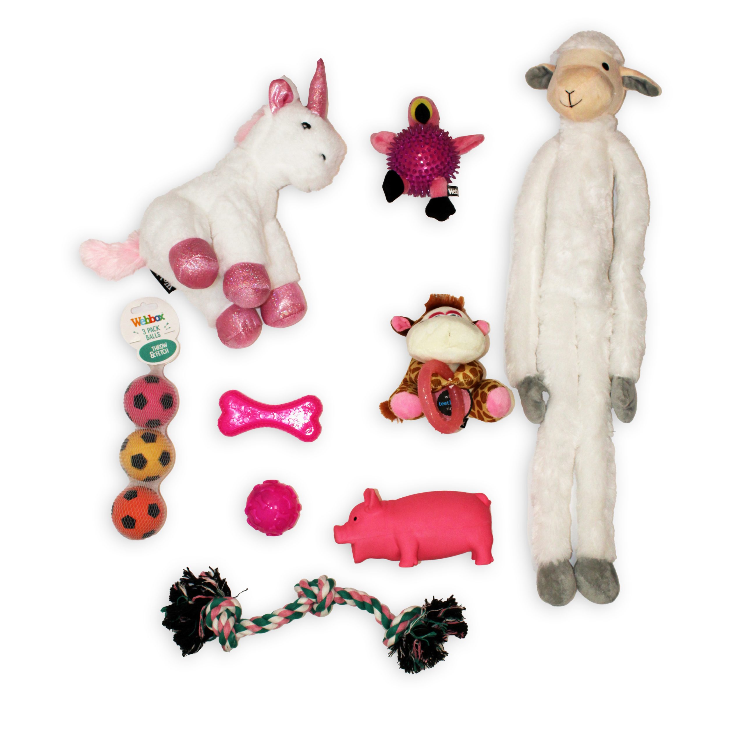 Webbox, Puppy Toy Bundle Pink - Image 2