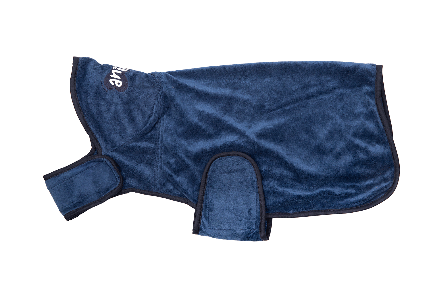 AniMate, Navy Blue Towel Coat for Dogs