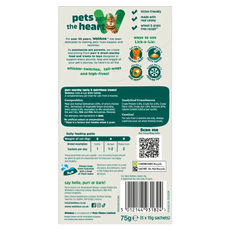 Webbox, Lick-e-Lix with Catnip Treats for Cats - Image 2