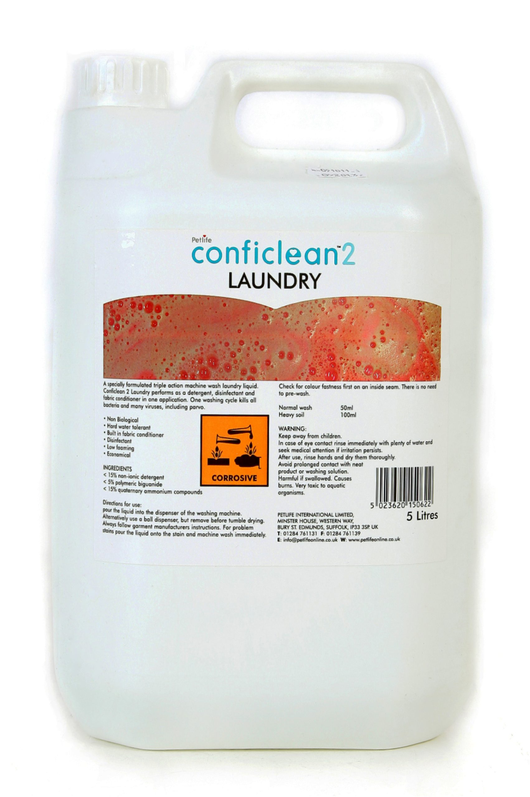 Conficlean, Laundry Disinfectant