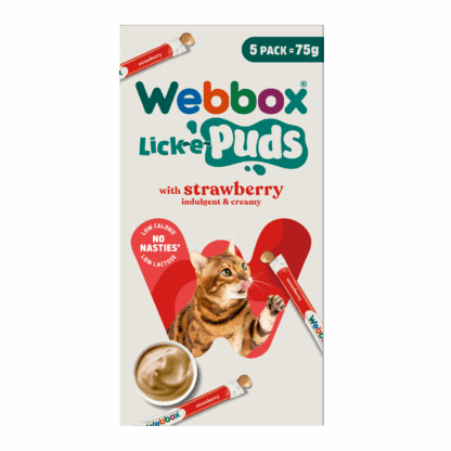 Webbox, Lick-e-Puds with Strawberry