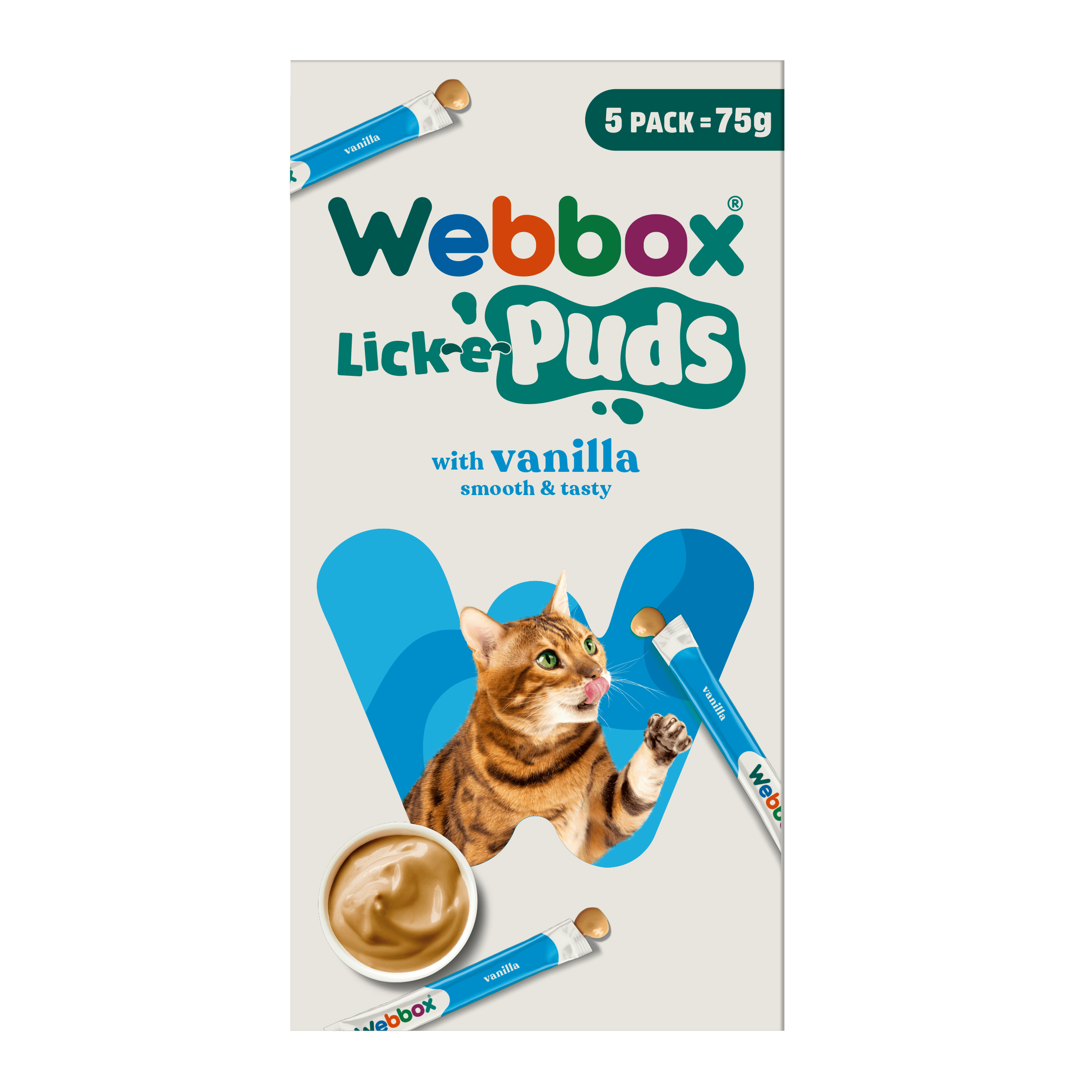 Webbox, Lick-e-Puds with Vanilla