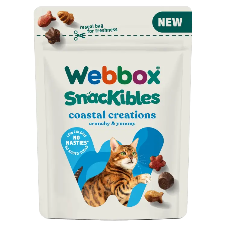 Webbox, Snackibles Coastal Creations Cat Treats 85g