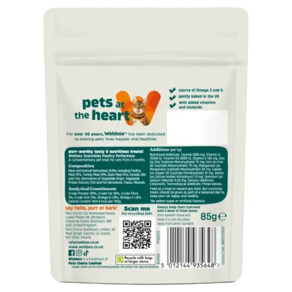 Webbox, Snackibles Poultry Perfections Cat Treats 85g - Image 2