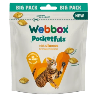 Webbox, Cheese Pocketfuls 200g Cat Treats