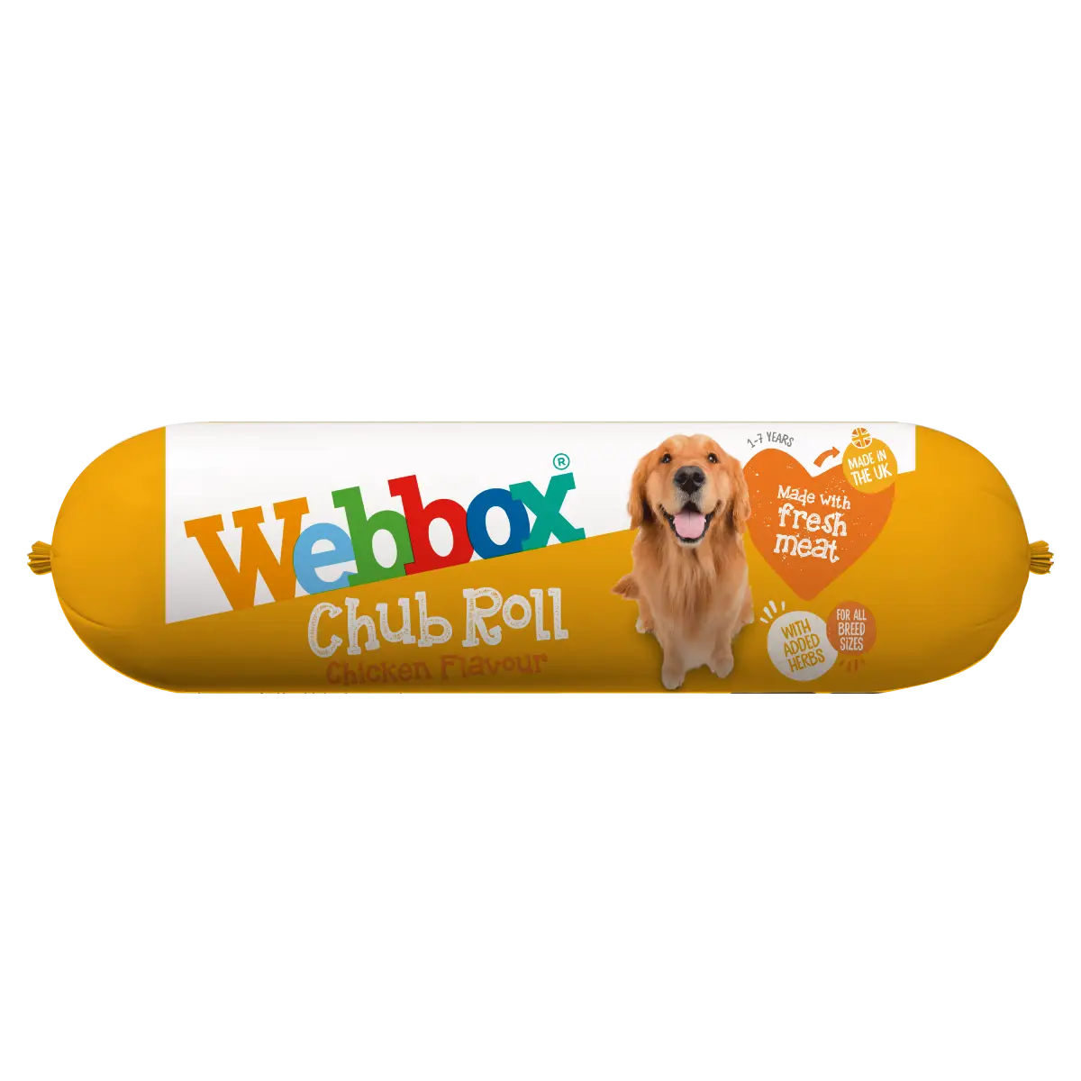 Webbox Chicken Chub Roll Wet Dog Food 720g